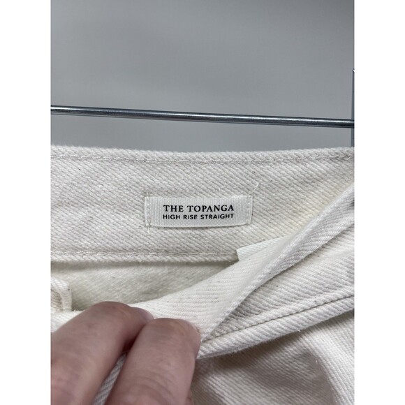 Rails Womens Size 27 The Topanga High Rise Straight White Denim Jeans Pants - Picture 6 of 13